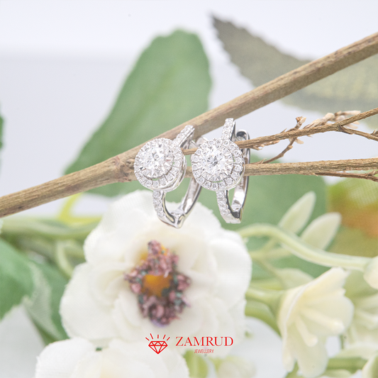 Anting Berlian Solitaire Clip 29490 ER Zamrud Jewellery