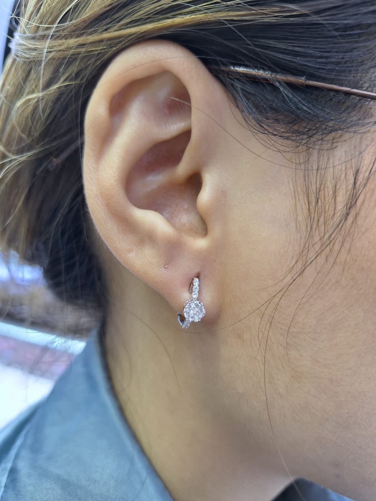 Anting Berlian Clip 29483 ER Zamrud Jewellery