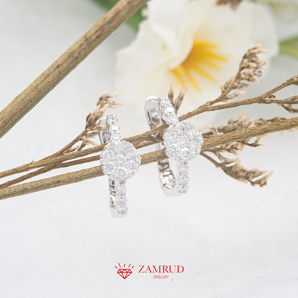 Anting Berlian Clip 29483 ER Zamrud Jewellery