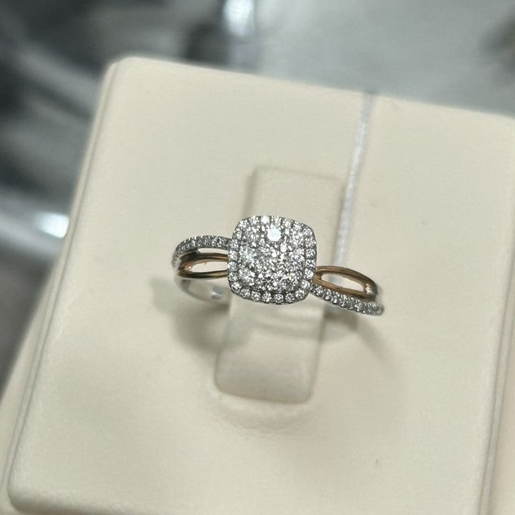 Cincin Belian Cushion 28585 LR Zamrud Jewellery