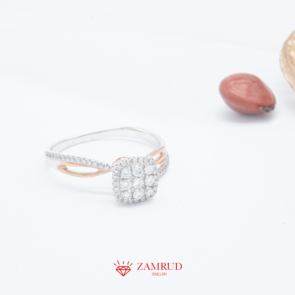 Cincin Belian Cushion 28585 LR Zamrud Jewellery