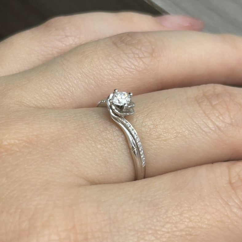 Cincin Berlian Solitaire 12720 LR Zamrud Jewellery
