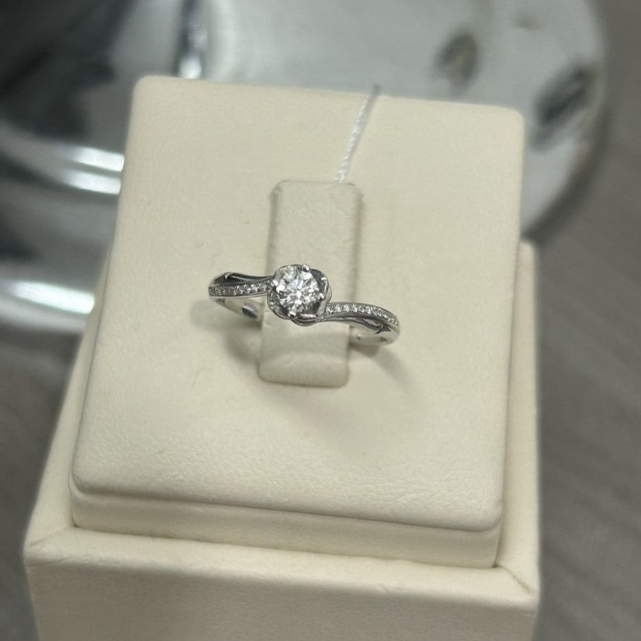 Cincin Berlian Solitaire 12720 LR Zamrud Jewellery