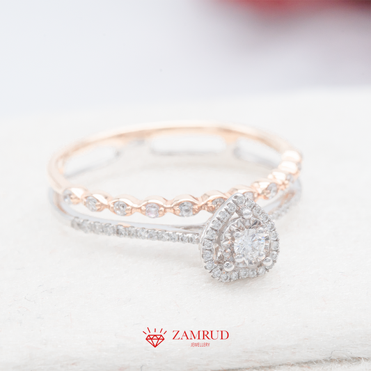 Cincin Berlian Heart 37419 LR Zamrud Jewellery (Copy)