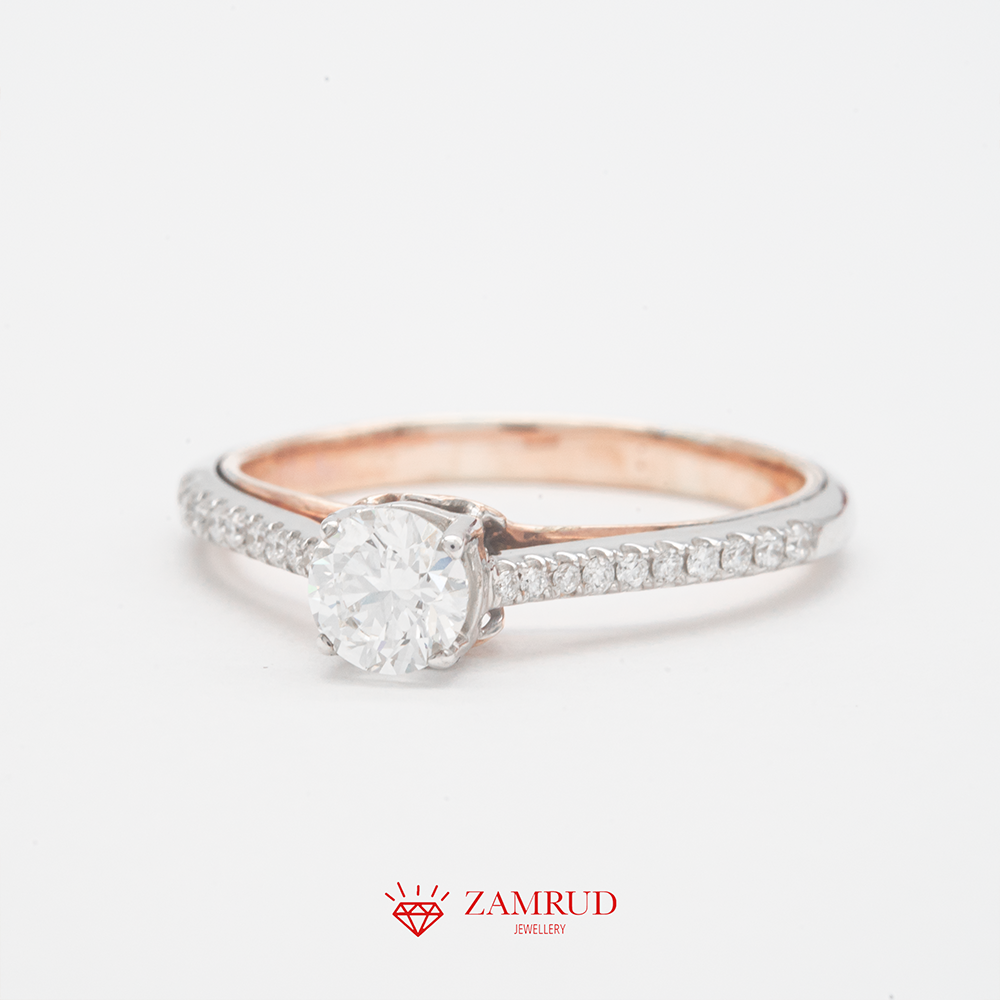 GIA Cincin Berlian 10818 FLR Zamrud Jewellery
