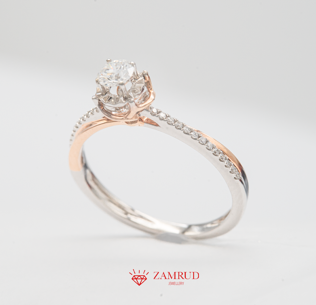 GIA Cincin Berlian 38256 FLR Zamrud Jewellery