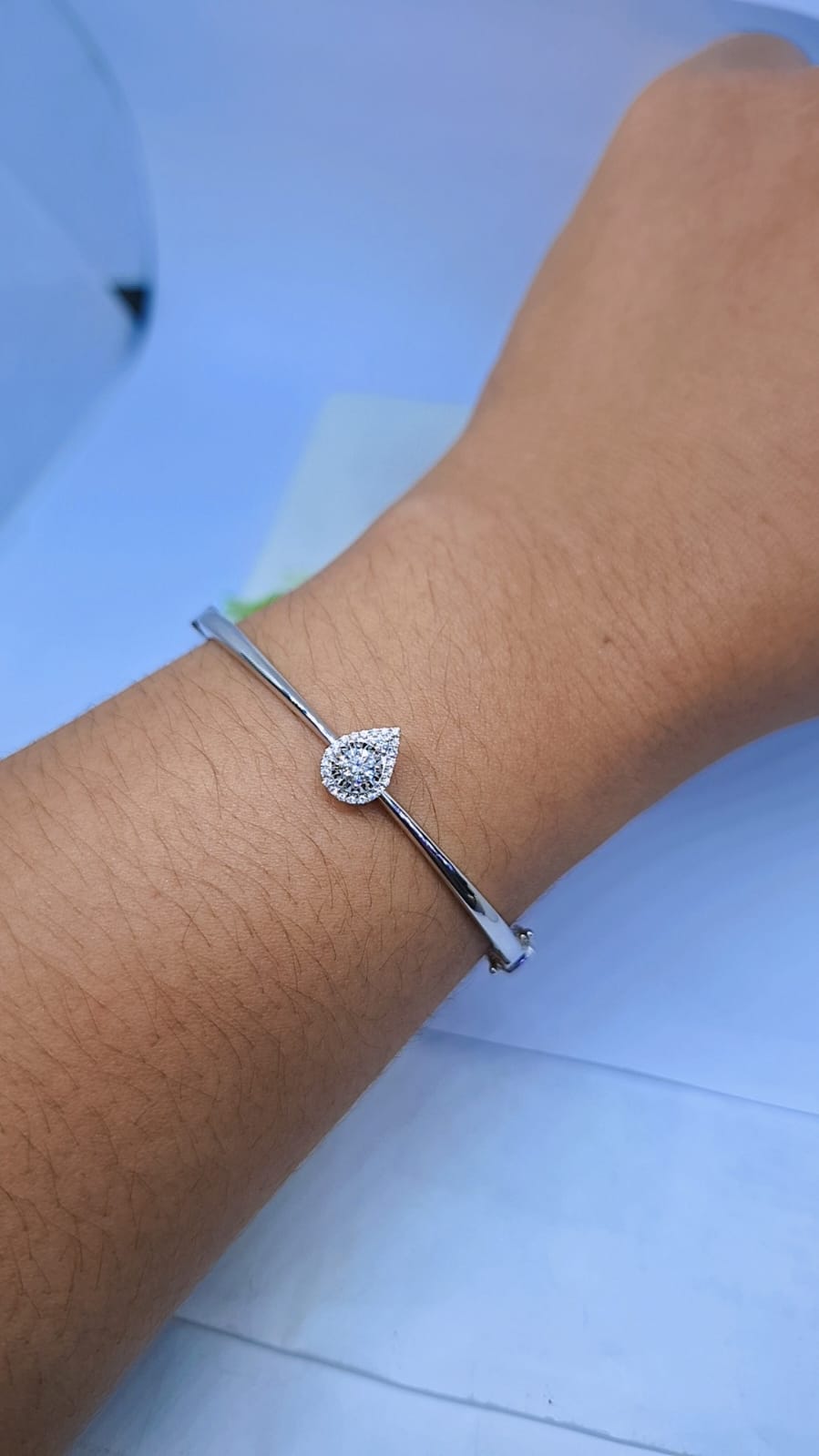 Gelang Berlian Pear 36603 BG Zamrud Jewellrey