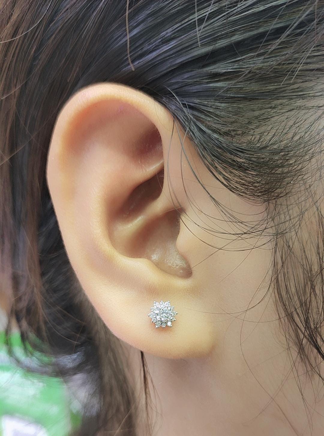 GIA Anting Berlian 38270 FER Zamrud Jewellery