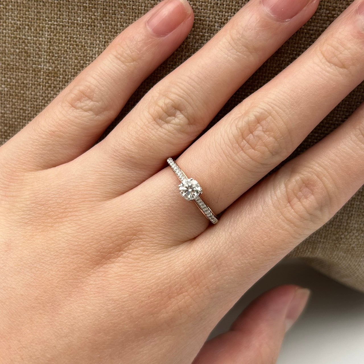 GIA Cincin Berlian 10818 FLR Zamrud Jewellery