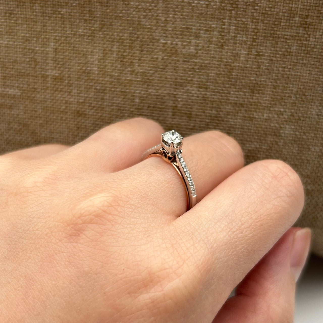 GIA Cincin Berlian 10818 FLR Zamrud Jewellery