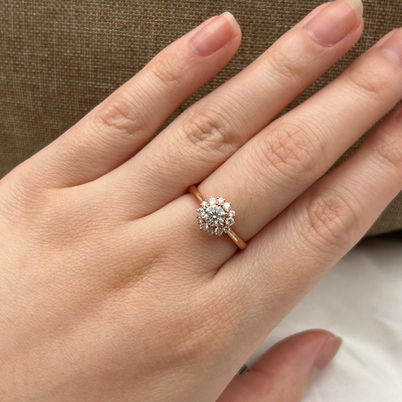 GIA Cincin Berlian 38751 FLR Zamrud Jewellery