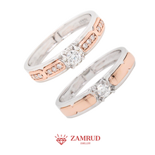 Load image into Gallery viewer, Wedding Ring Berlian 39802-39796 WR Zamrud Jewellery
