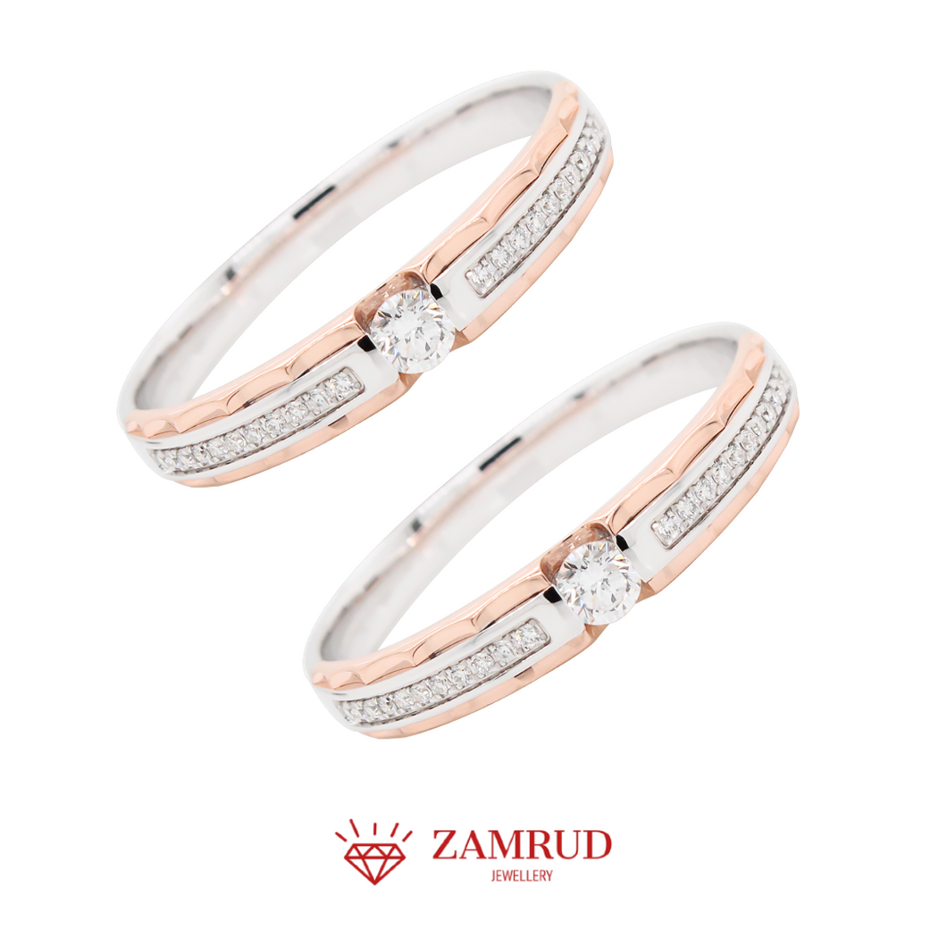 Wedding Ring Berlian 39581-39574 WR Zamrud Jewellery