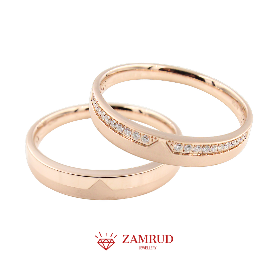 Wedding Ring Berlian 39628-39611 WR Zamrud Jewellery