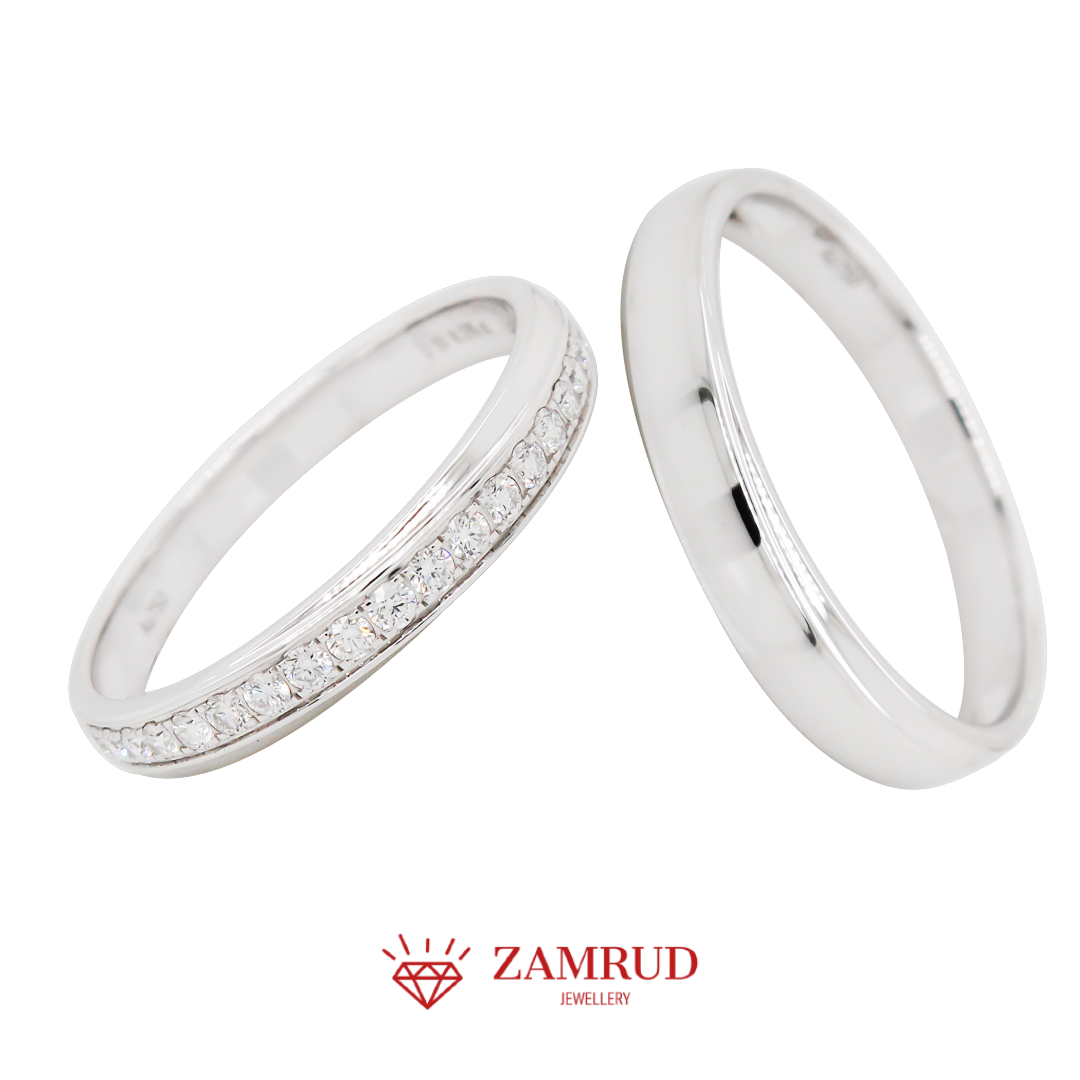 Wedding Ring Berlian 39789-39772 WR Zamrud Jewellery