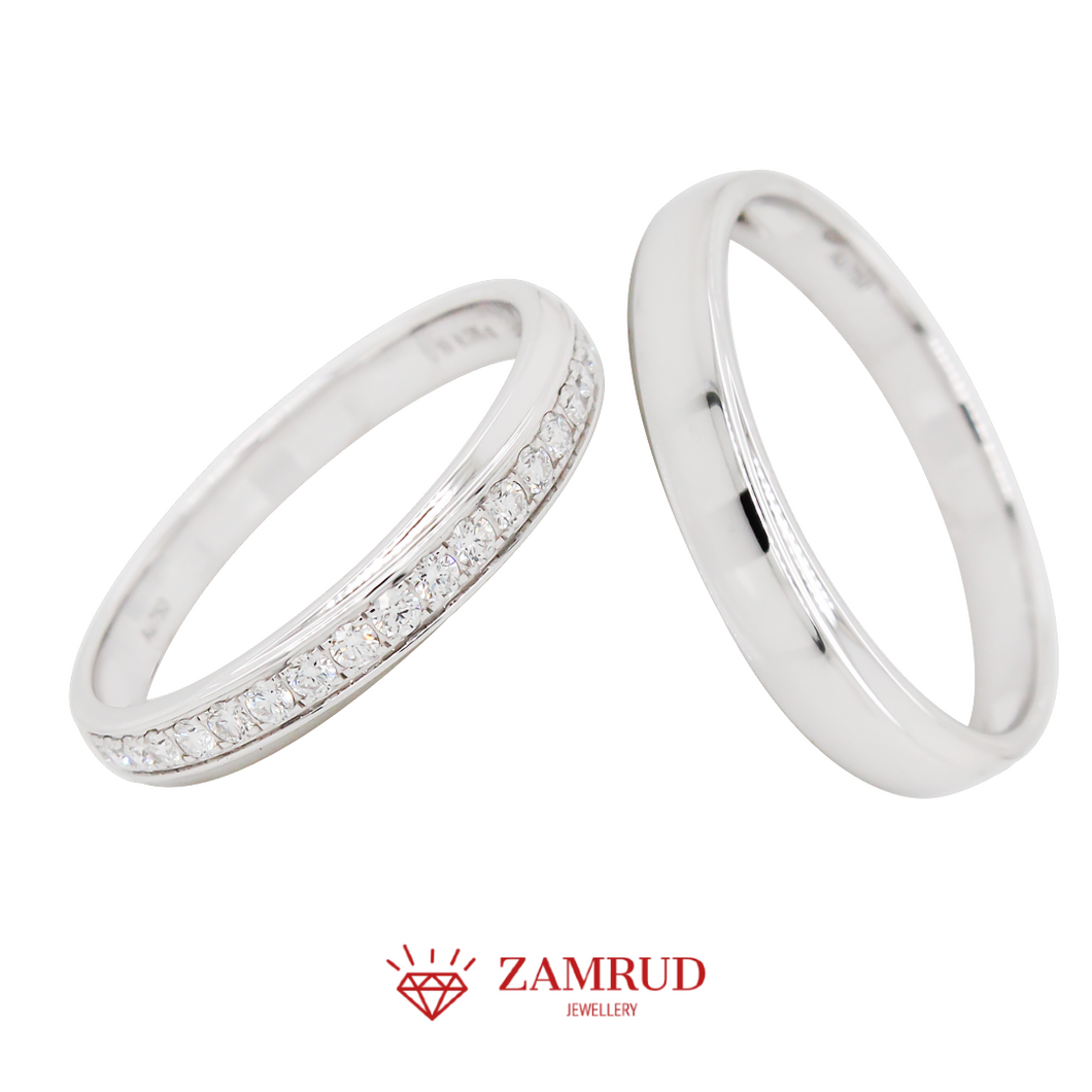 Wedding Ring Berlian 39789-39772 WR Zamrud Jewellery