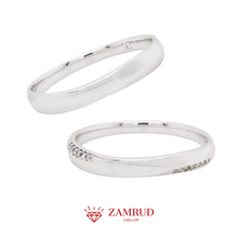 Load image into Gallery viewer, Wedding Ring Berlian 10266-10264A WR Zamrud Jewellery
