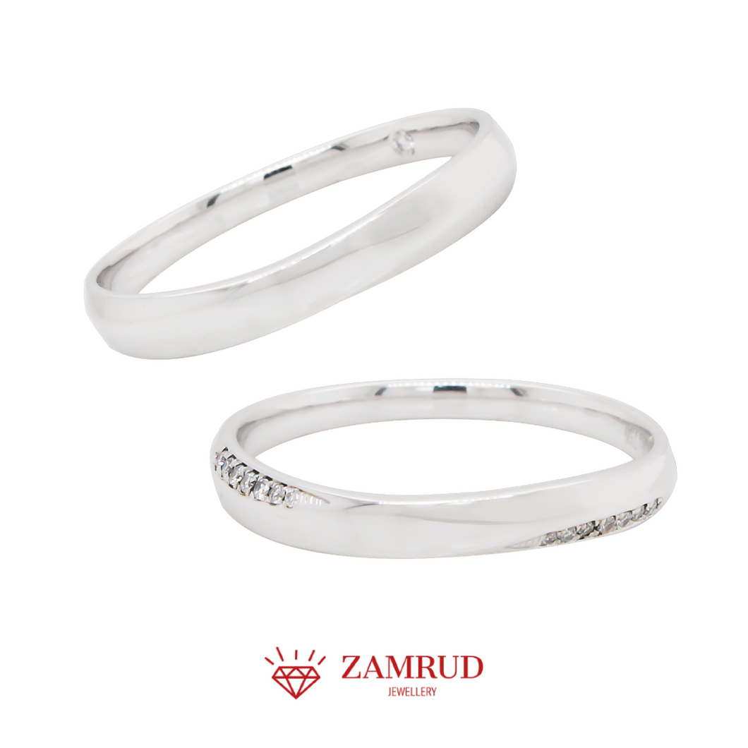 Wedding Ring Berlian 10266-10264A WR Zamrud Jewellery