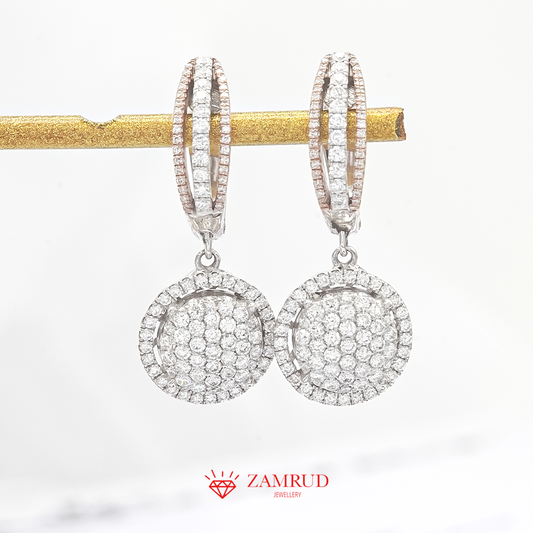 Anting Berlian 3520 ER Zamrud Jeweller