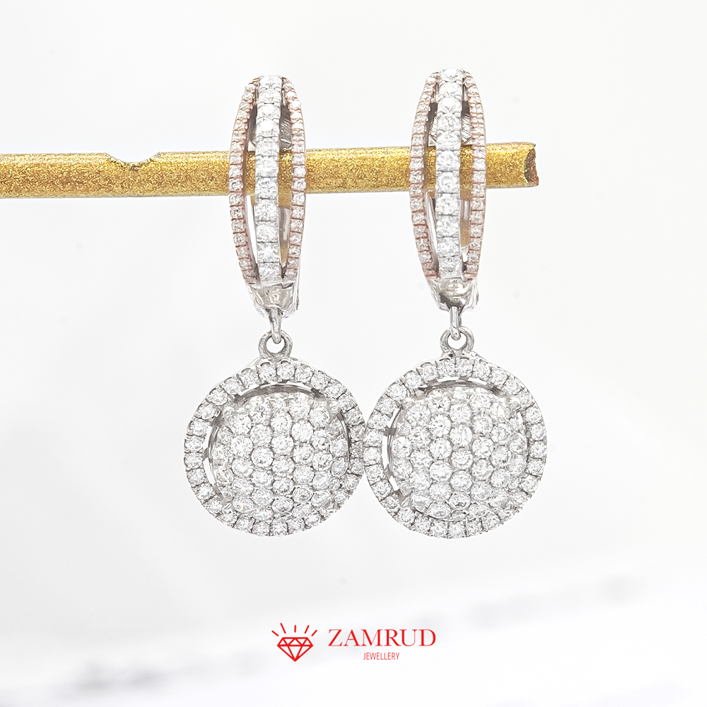 Anting Berlian 3520 ER Zamrud Jeweller