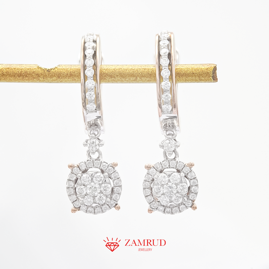 Anting Berlian 3421 ER Zamrud Jewellery