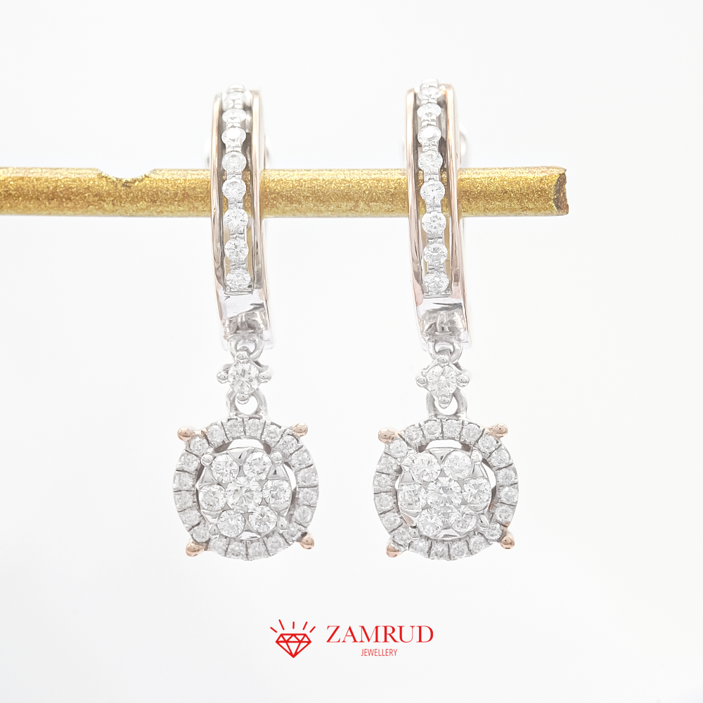 Anting Berlian 3421 ER Zamrud Jewellery