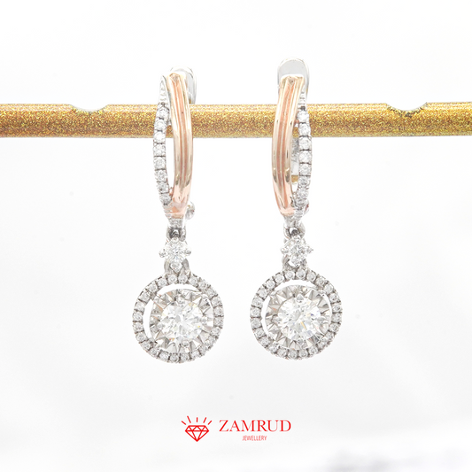 Anting Berlian Solitaire 35279 ER Zamrud Jewellery