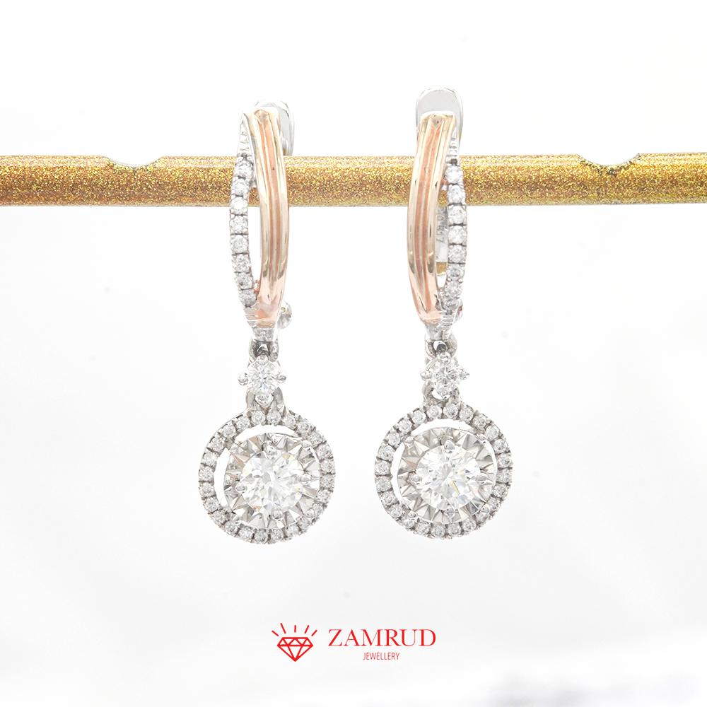 Anting Berlian Solitaire 35279 ER Zamrud Jewellery