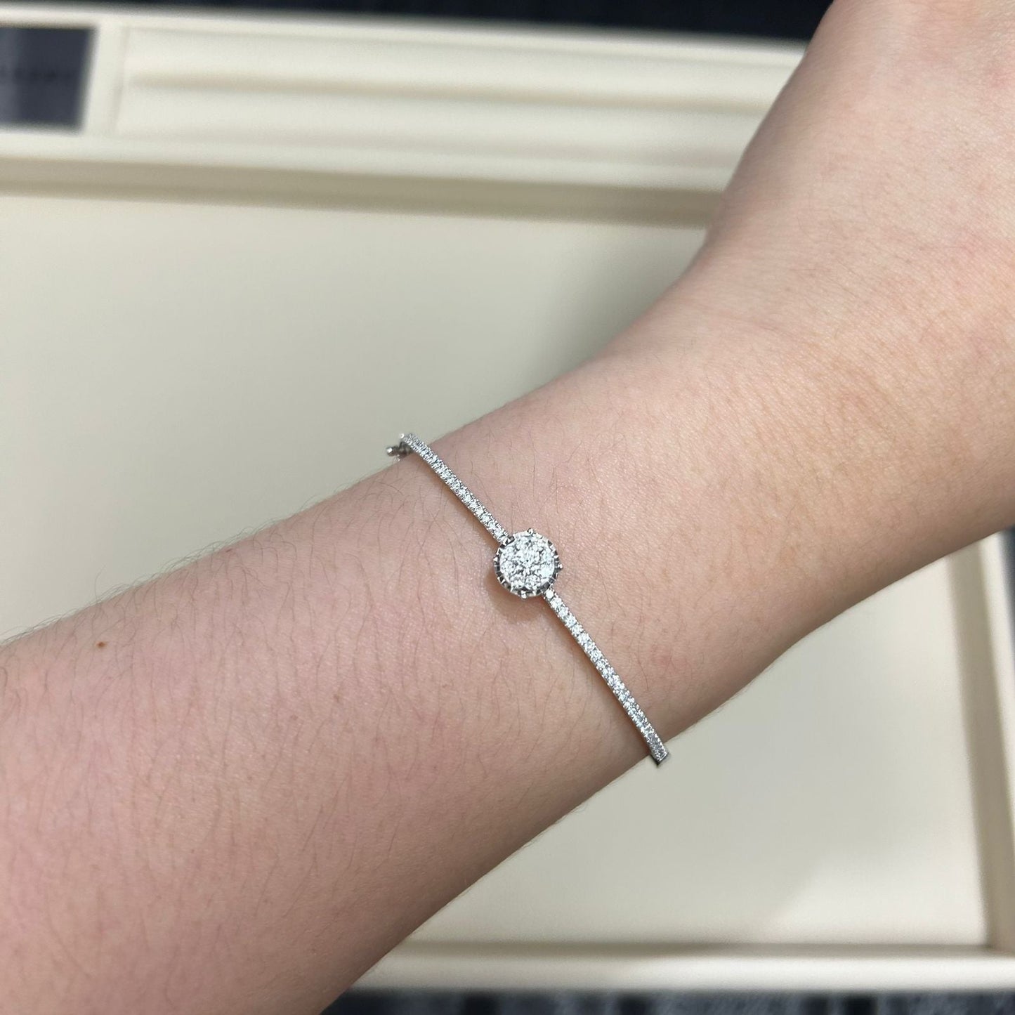 Gelang Berlian Listring 39017 BG Zamrud Jewellery