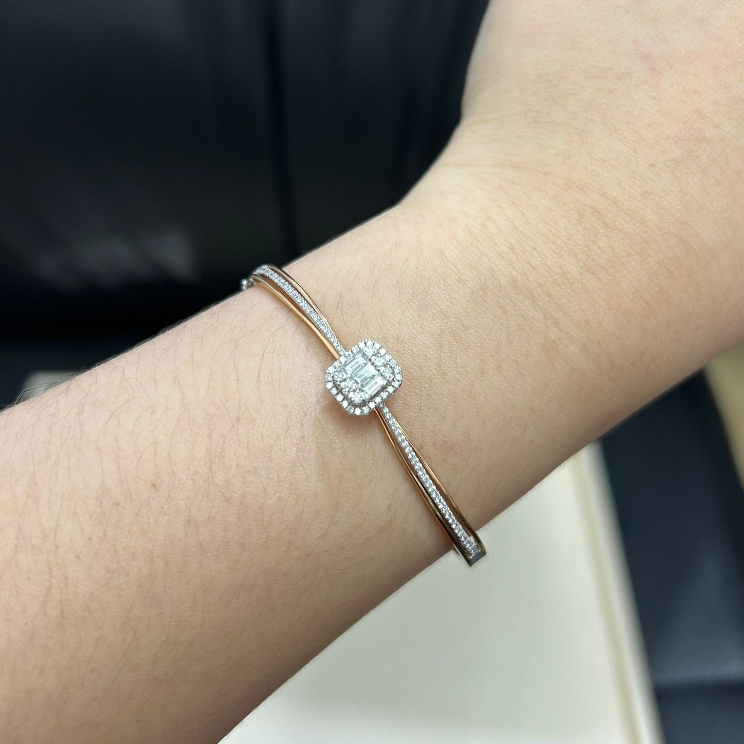 Gelang Berlian Baguette 23187 BG Zamrud Jewellery