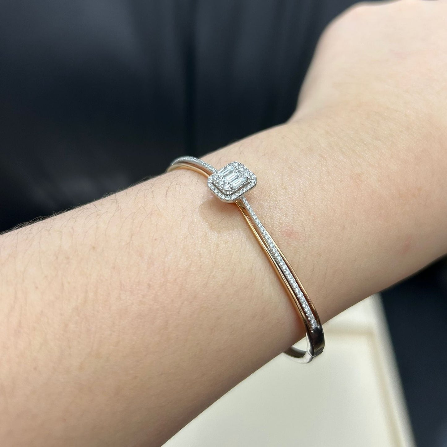 Gelang Berlian Baguette 23187 BG Zamrud Jewellery