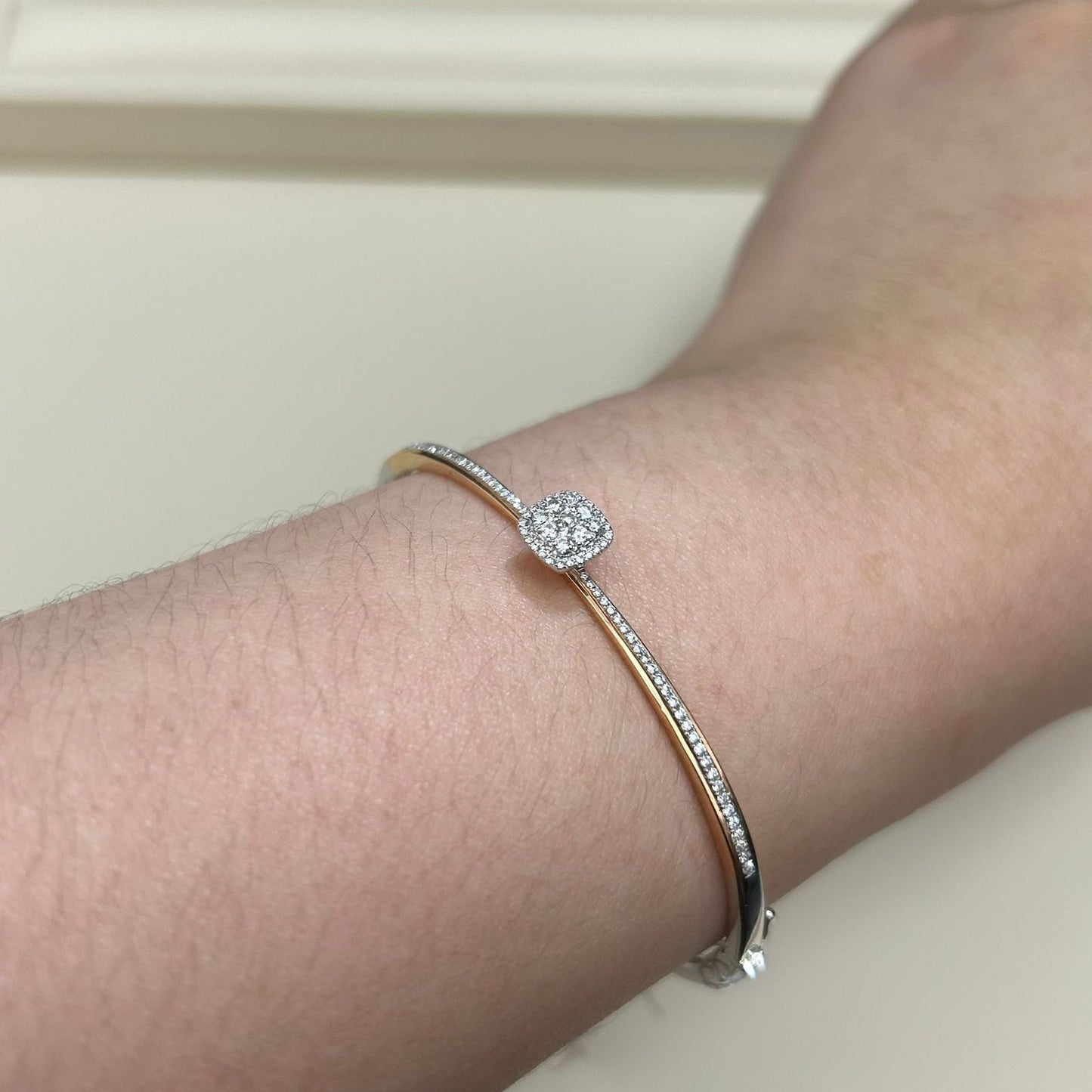 Gelang Berlian Cushion 23238 BG Zamrud Jewellery