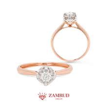 Load image into Gallery viewer, Cincin Berlian Solitaire 39833 LR Zamrud Jewellery
