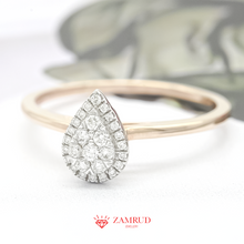 Load image into Gallery viewer, Cincin Berlian Pear 27151 LR Zamrud Jewellery
