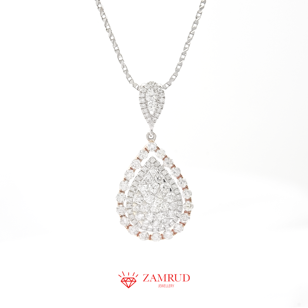 Liontin Berlian Pear 7894 PD Zamrud Jewellery