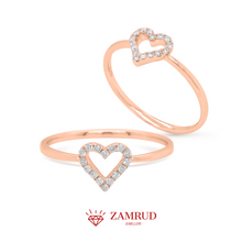 Load image into Gallery viewer, Cincin Berlian Love 40891 LR Zamrud Jewellery
