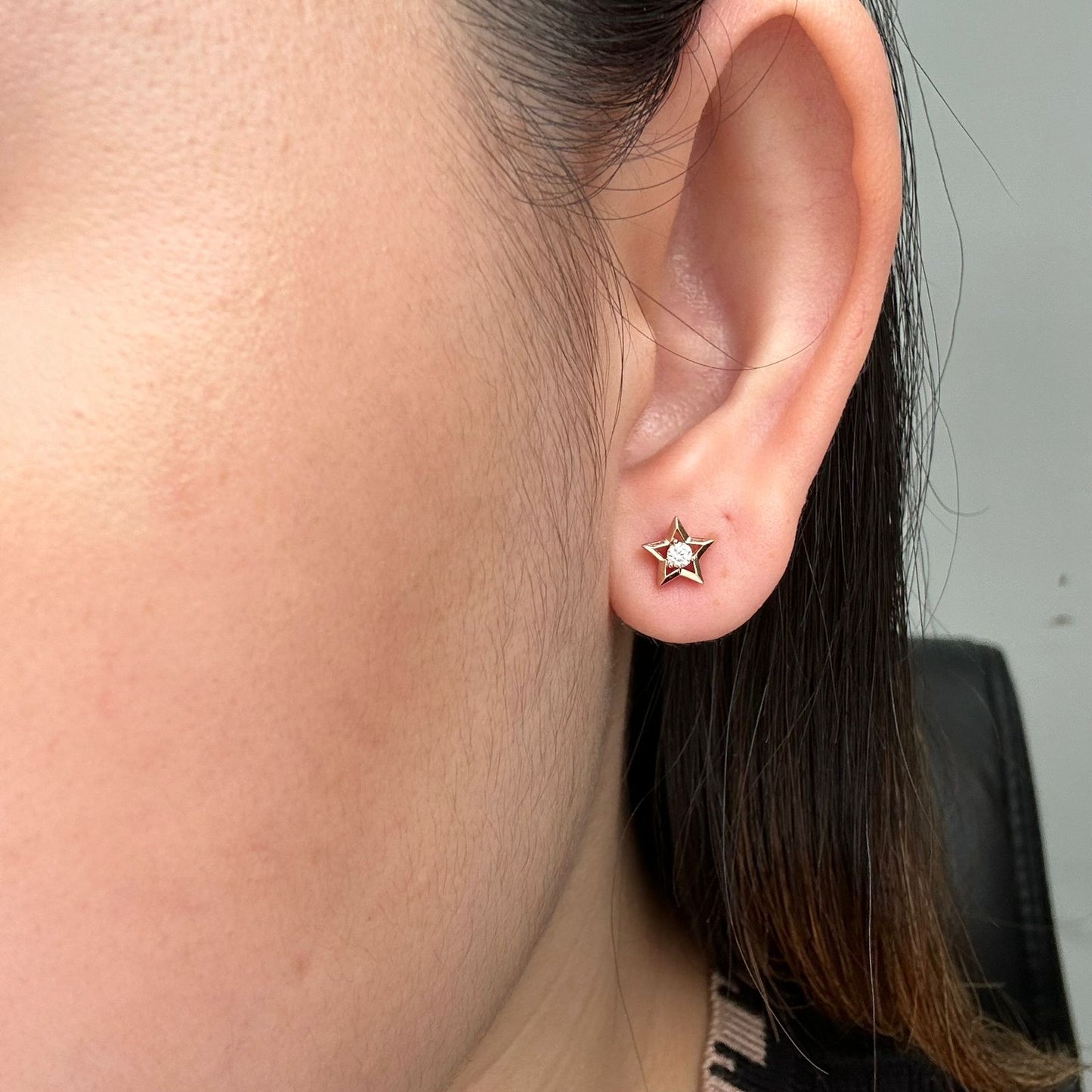 Anting Berlian Star 40815 ER Zamrud Jewellery
