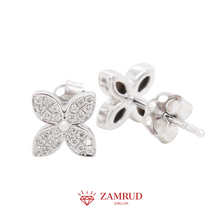 Load image into Gallery viewer, Anting Berlian Clover 40754 ER Zamrud Jewellery
