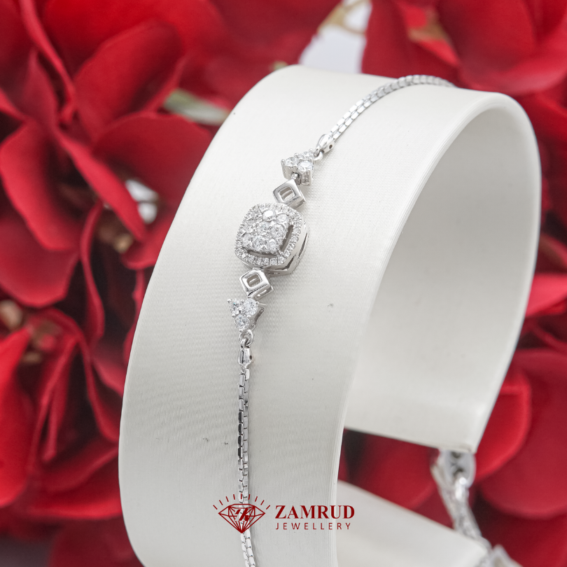 Gelang Berlian Serut Cushion 37361 BE Zamrud Jewellery