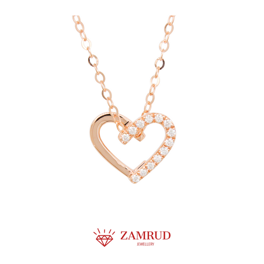 Kalung Berlian Love Necklace 42000 NK Zamrud Jewellery