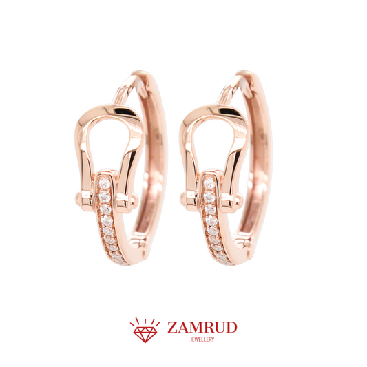 Anting Berlian Clip 41737 ER Zamrud Jewellery