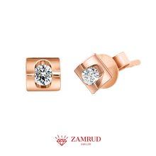 Load image into Gallery viewer, Anting Berlian Solitaire Earring 41744 ER Zamrud Jewellery
