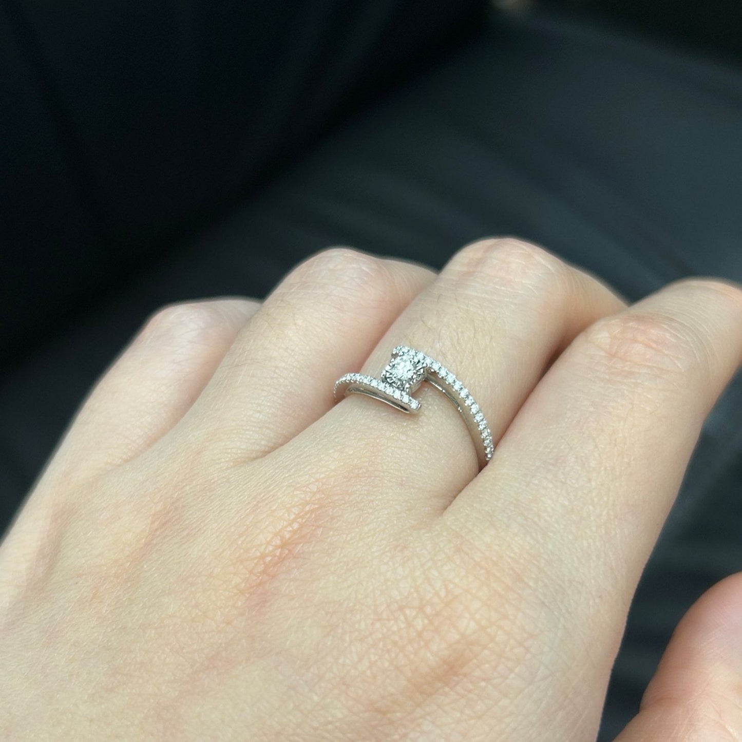 Cincin Berlian Solitaire Ring 40419 LR Zamrud Jewellery