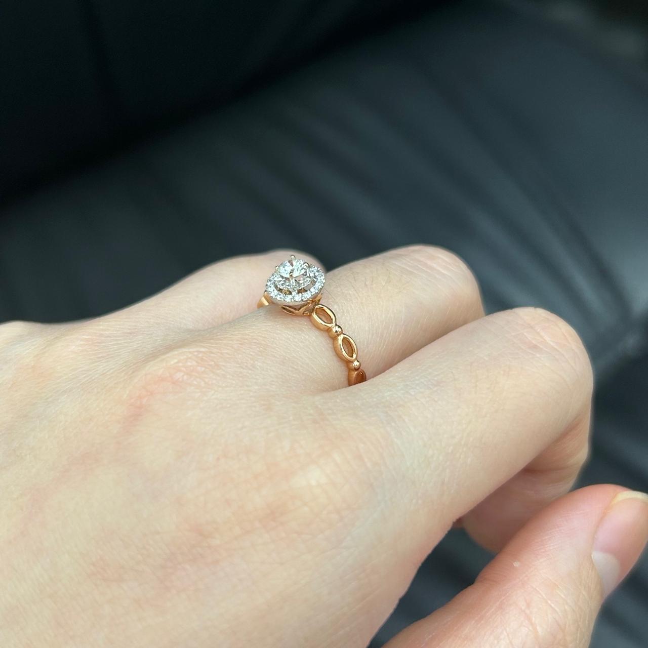 GIA Cincin Berlian 39352 FLR Zamrud Jewellery