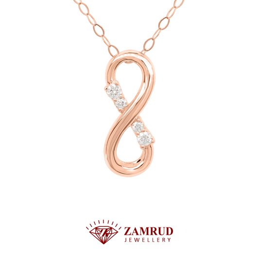 Liontin Berlian Infinity 43564 PD Zamrud Jewellery