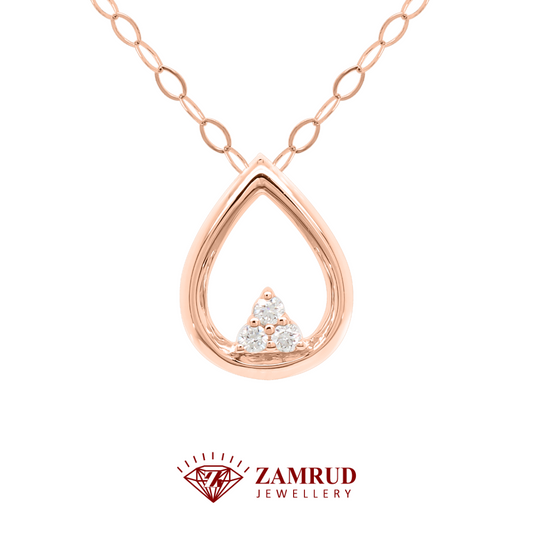 Liontin Berlian Pear 42536 PD Zamrud Jewellery
