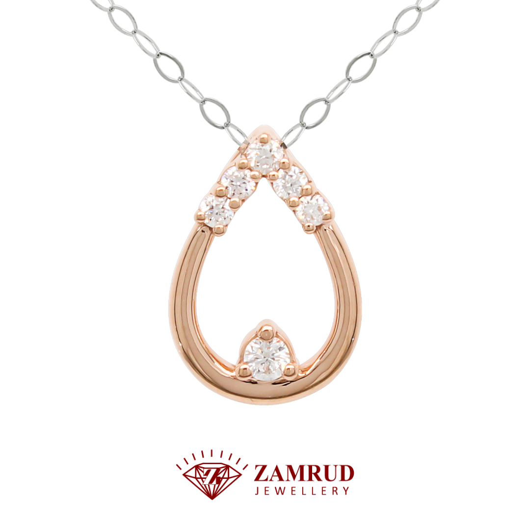 Liontin Berlian Pear 42543 PD Zamrud Jewellery