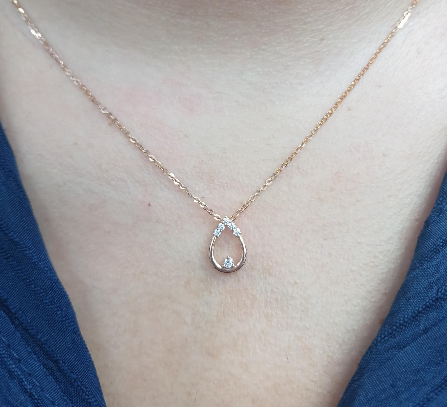 Liontin Berlian Pear 42543 PD Zamrud Jewellery