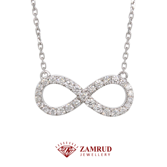 Kalung Berlian Infinity 42567 NK Zamrud Jewellery
