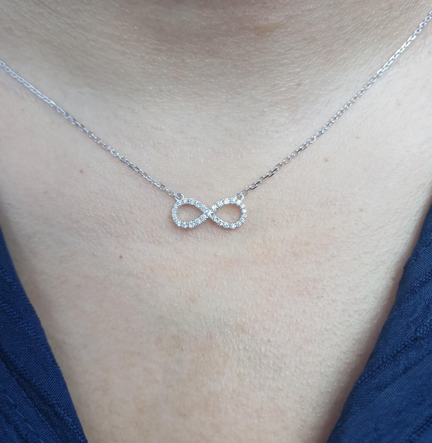 Kalung Berlian Infinity 42567 NK Zamrud Jewellery